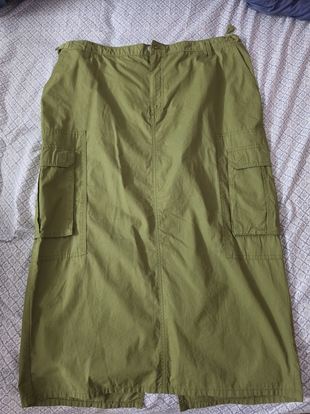 Target Olive Green Cargo Maxi Skirt